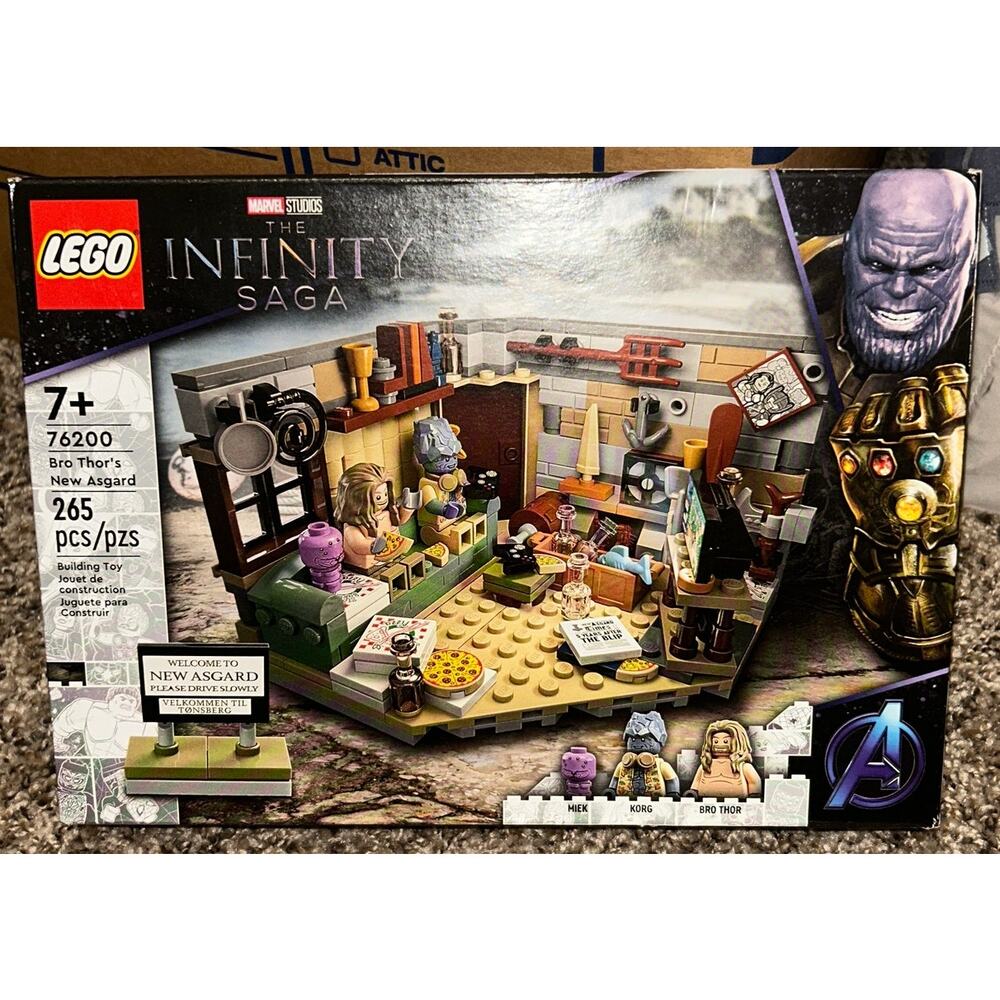 LEGO Marvel Avengers-Endgame Bro Thor's New Asgard Building Set (NEW)